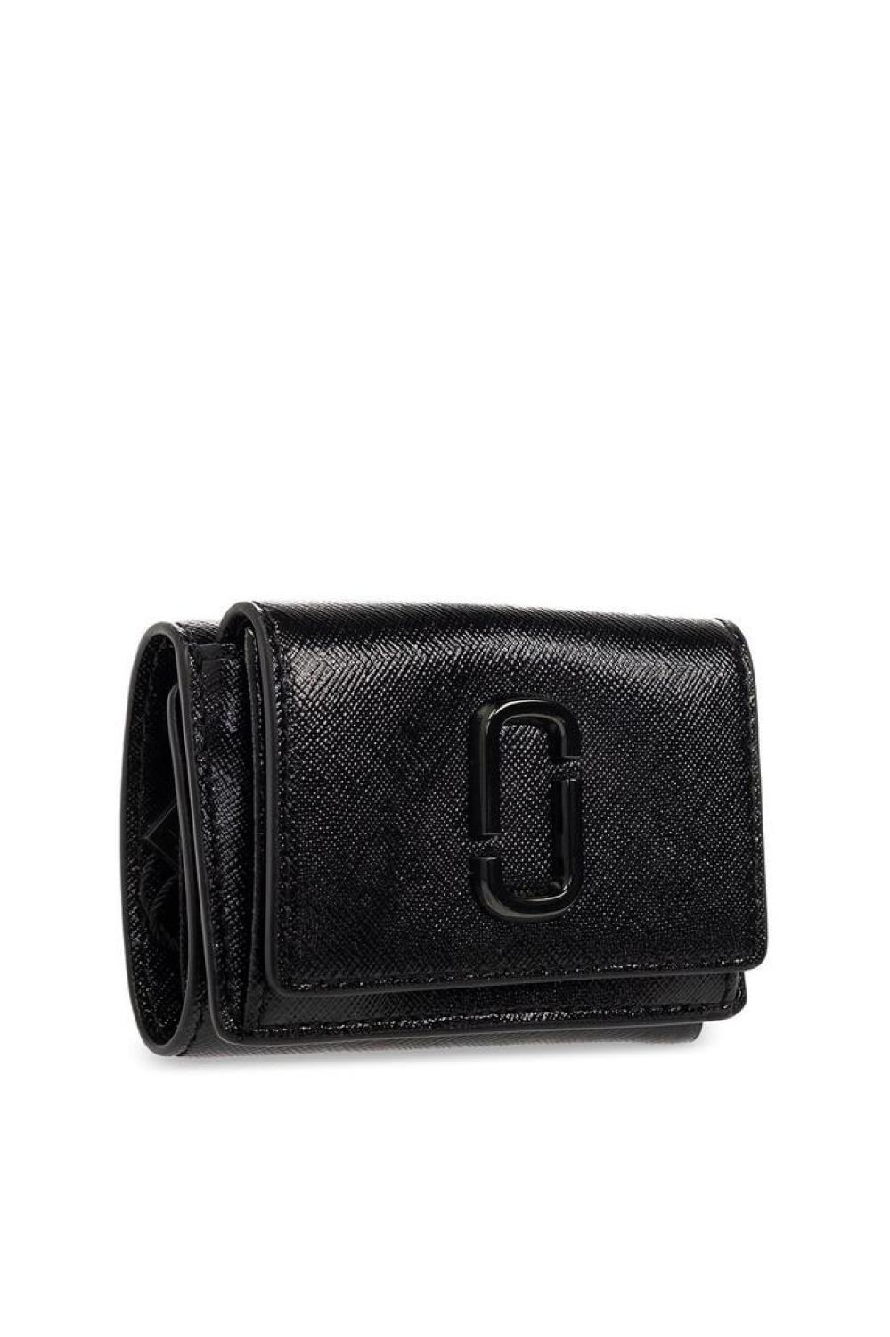Marc Jacobs Logo Plaque Mini Trifold Wallet