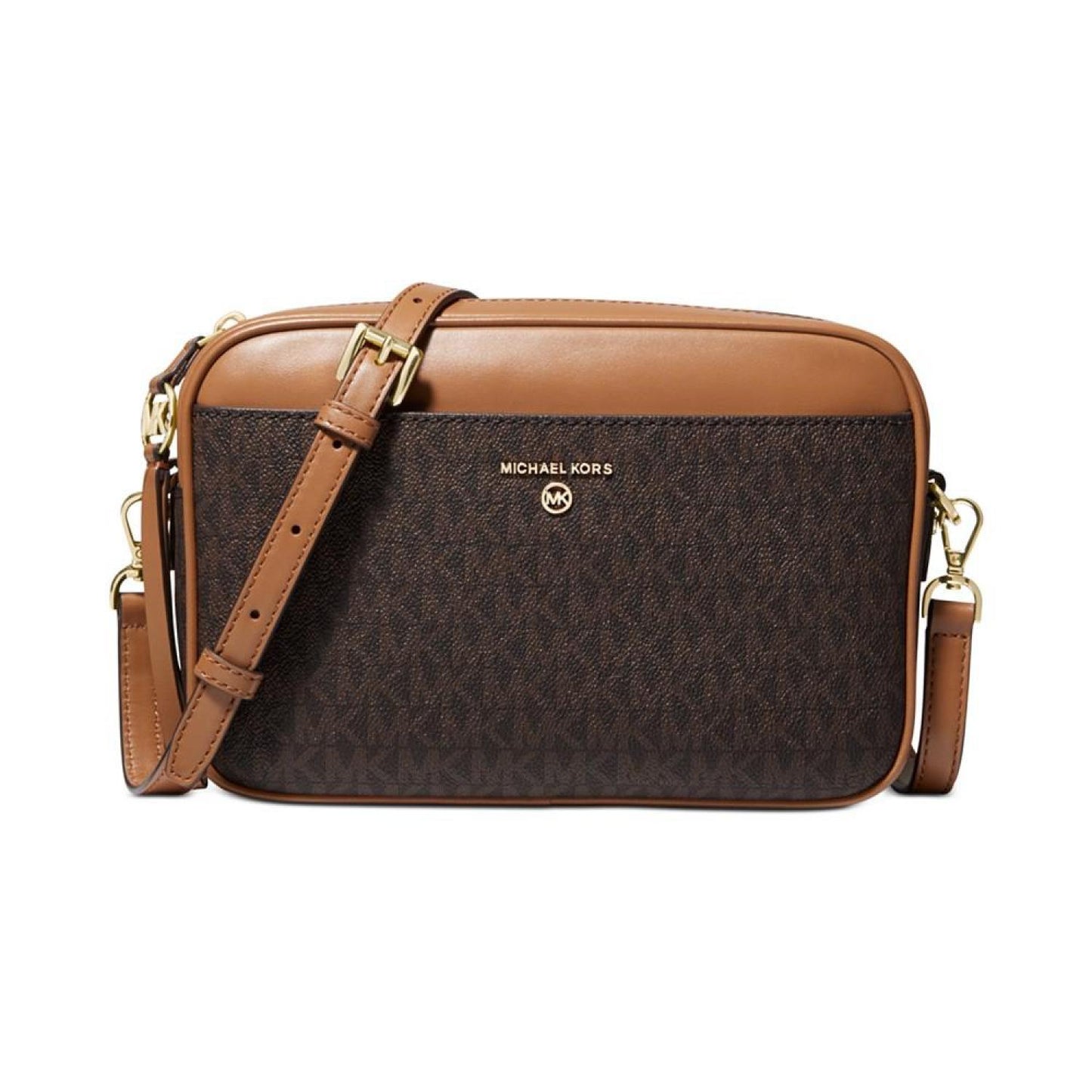 Logo Jet Set Charm Large East West Camera Crossbody
