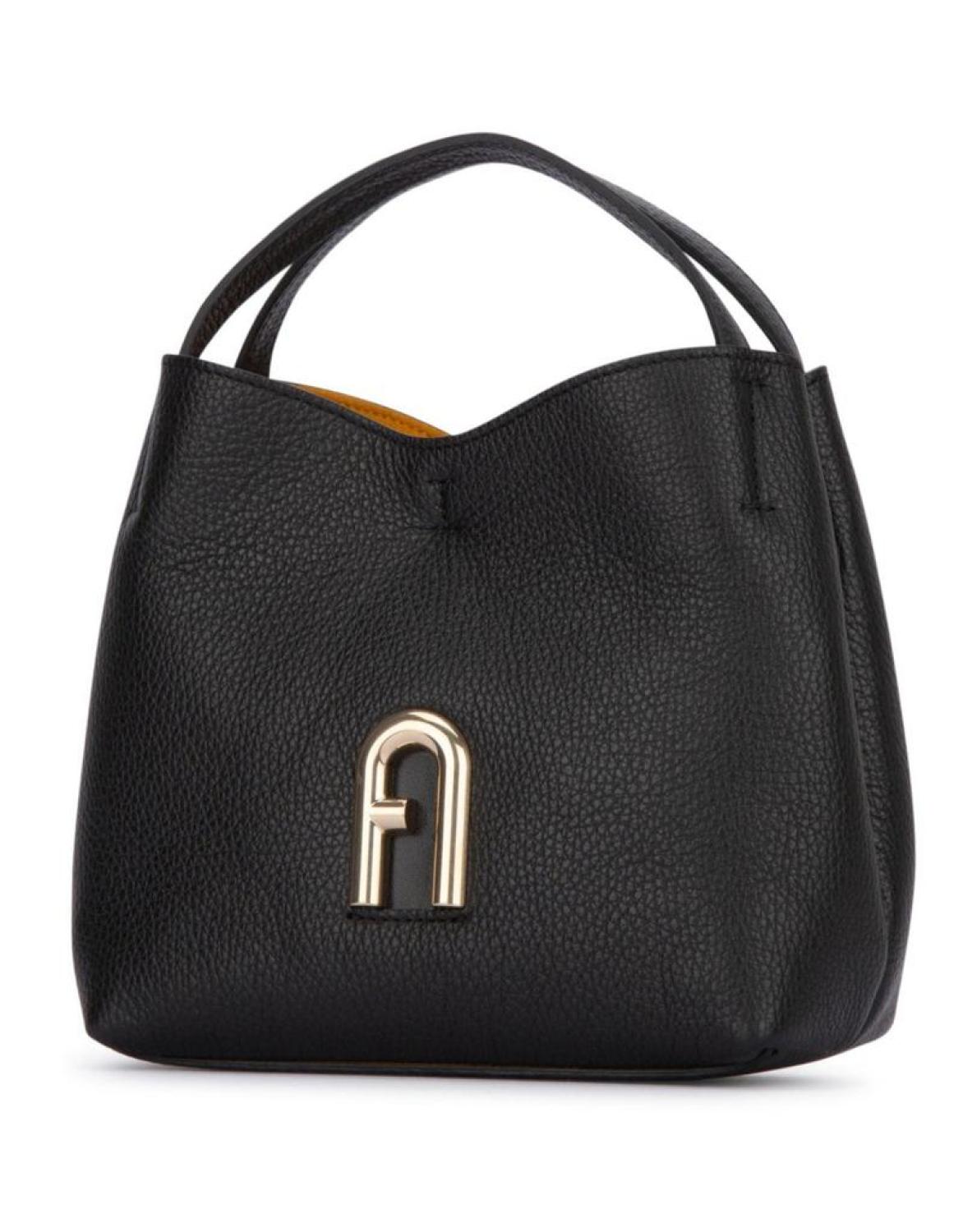 Furla Logo Plaque Magnetic-Closure Top-Handle Bag