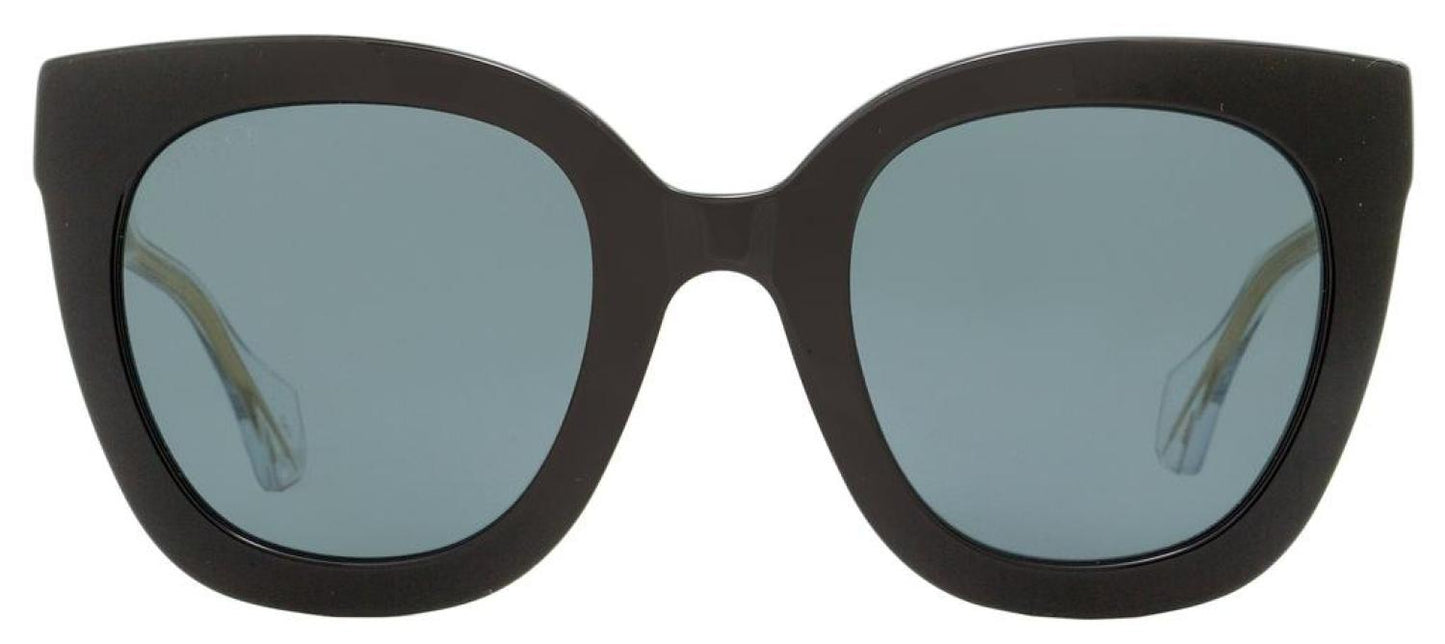 Gucci Women's Sunglasses GG0564S 001 Black/Clear/Gold 51mm