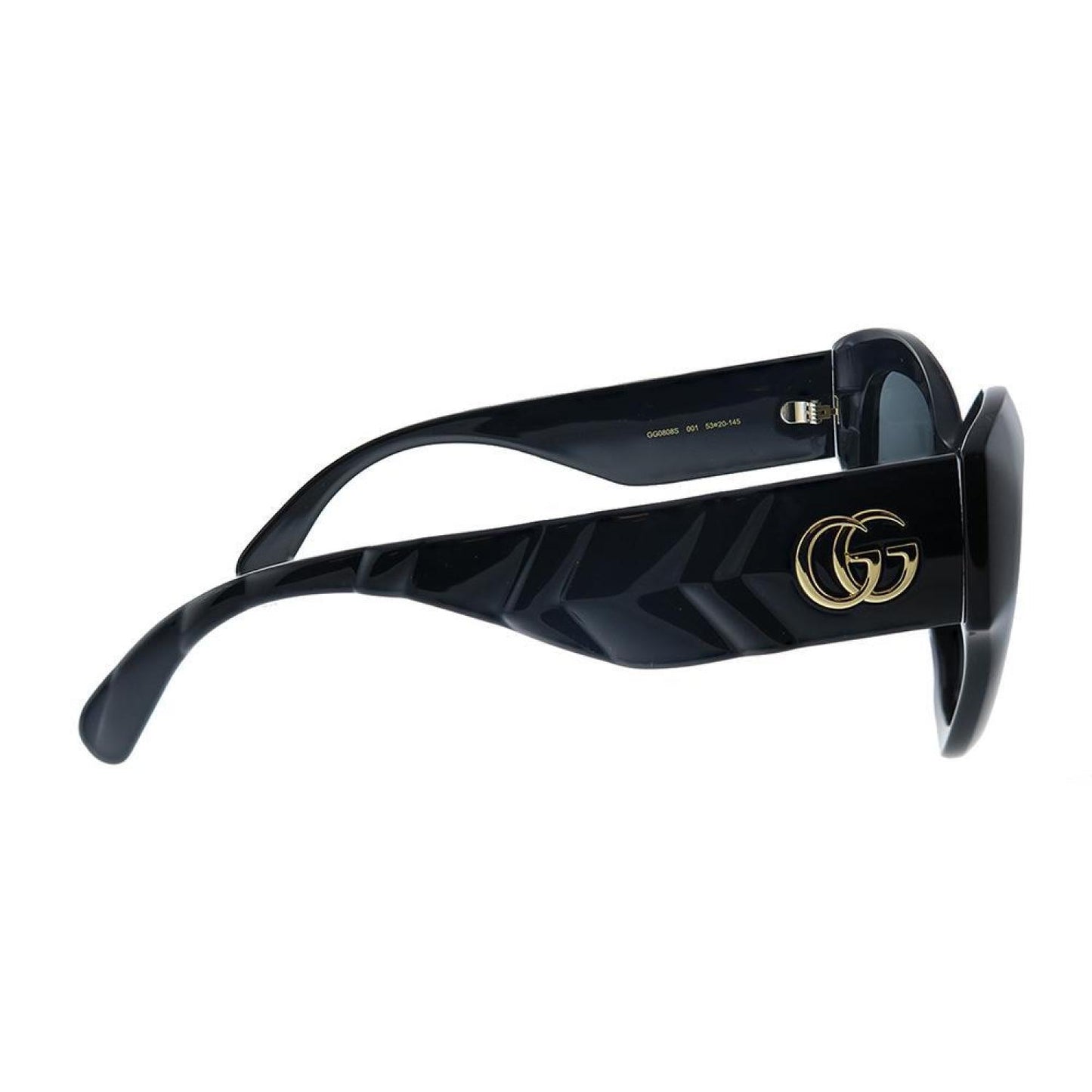 Gucci GG 0808S 001 Womens Cat-Eye Sunglasses