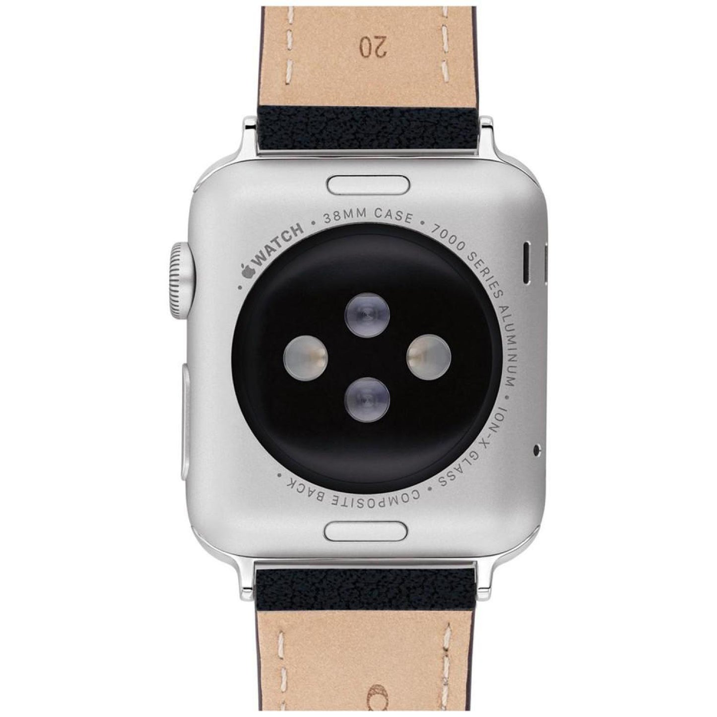 Navy Leather Apple Watch Band 38/41mm