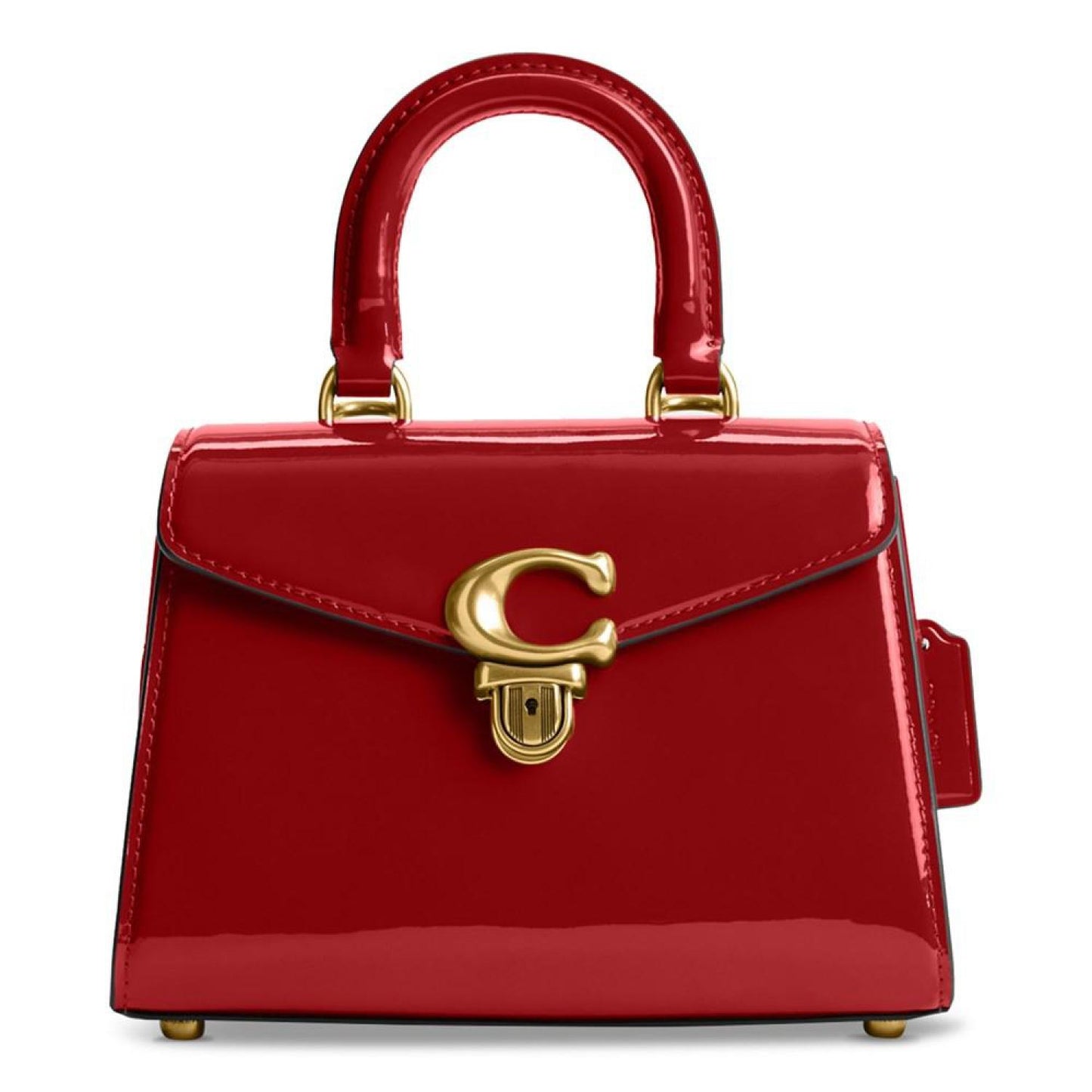 Sammy Top Handle 21 Small Patent Leather Handbag
