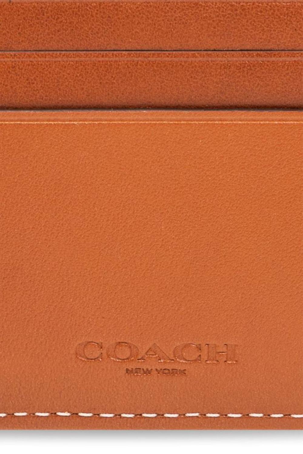 Coach Logo Jacquard Card Holder