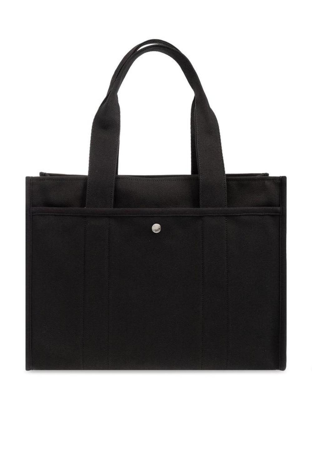 Coach Logo Flocked Tote Bag
