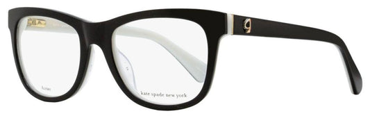 Kate Spade Women's Rectangular Eyeglasses Jackalyn 807 Black/White 50mm