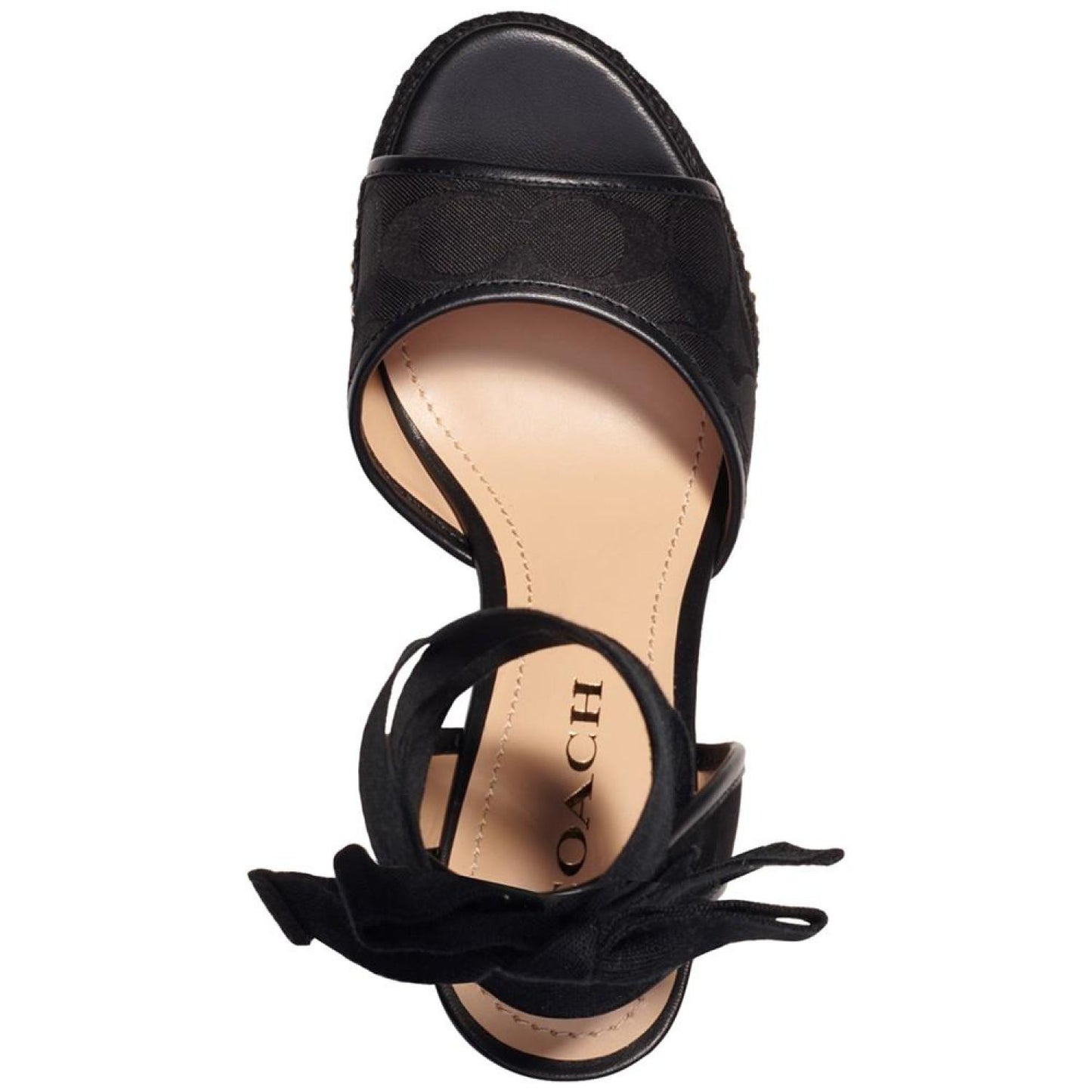 Women's Page Signature Ankle-Tie Wedge Sandals