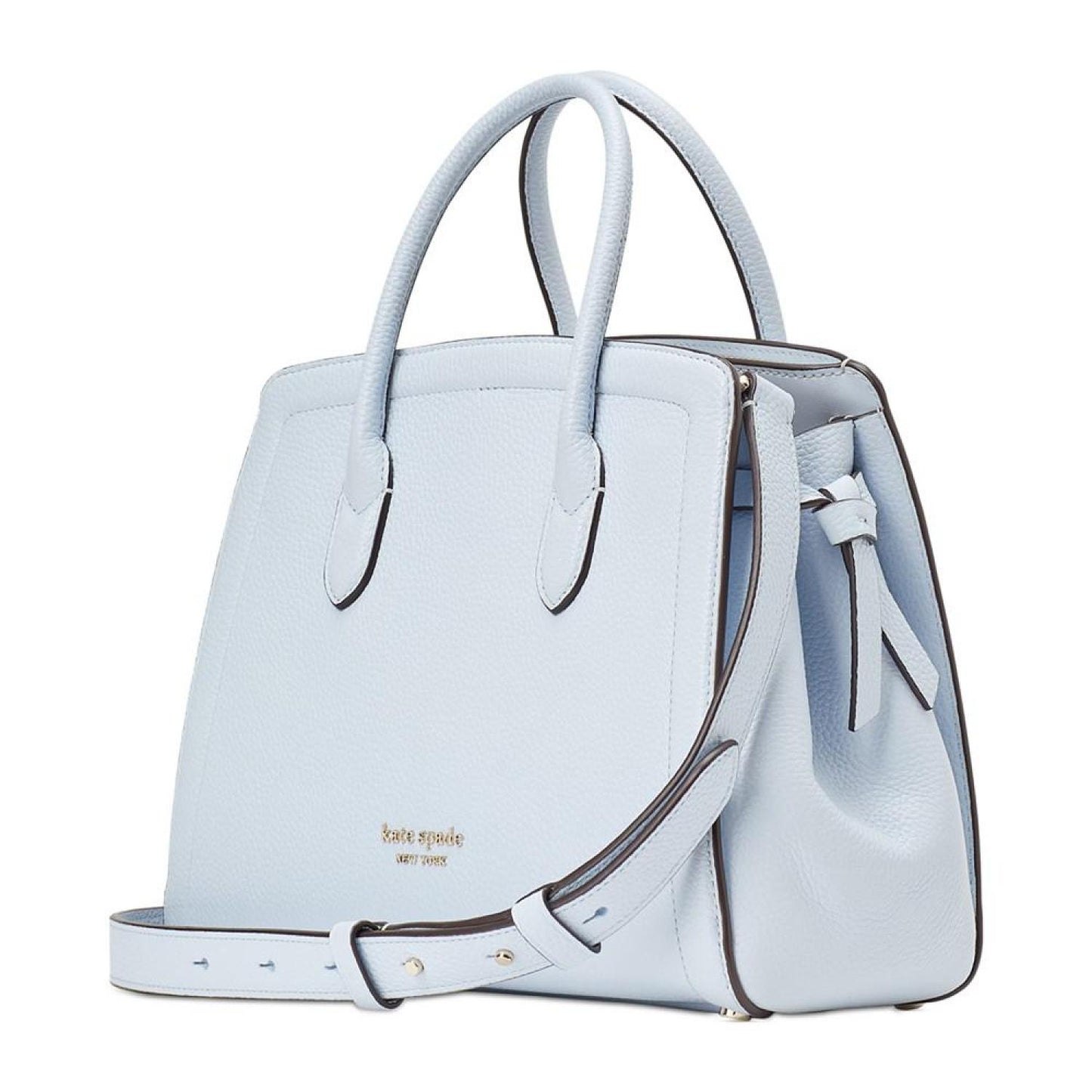 Knott Pebbled Leather Medium Satchel