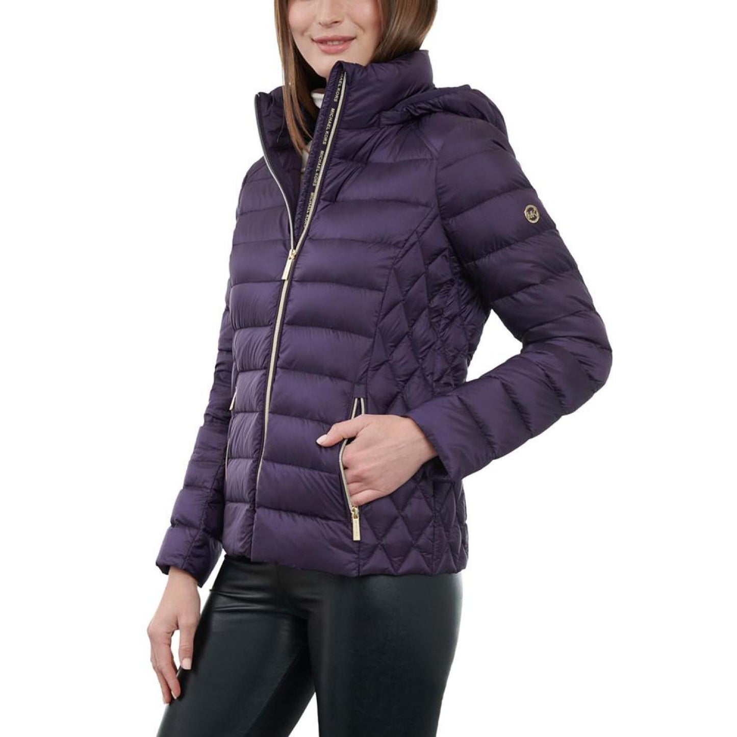 Women's Hooded Packable Down Puffer Coat, Created for Macy's