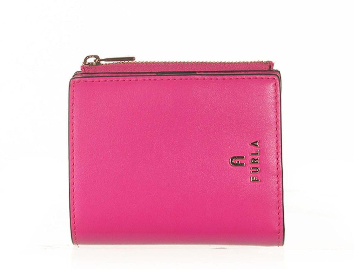 Furla Camelia Logo-Lettering Bi-Fold Wallet
