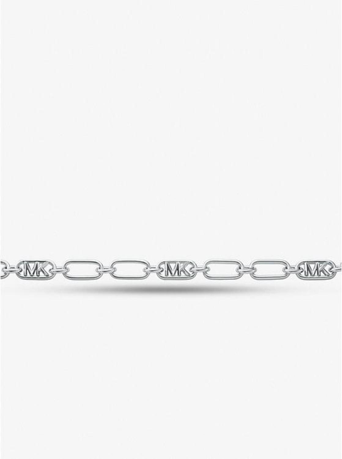 Precious Metal-Plated Brass Chain Link Necklace