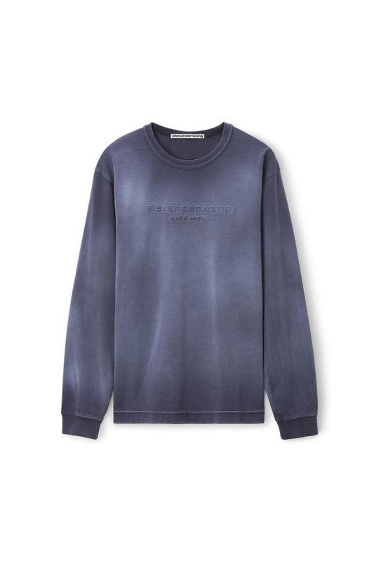 Long Sleeve Tee In Compact Jersey