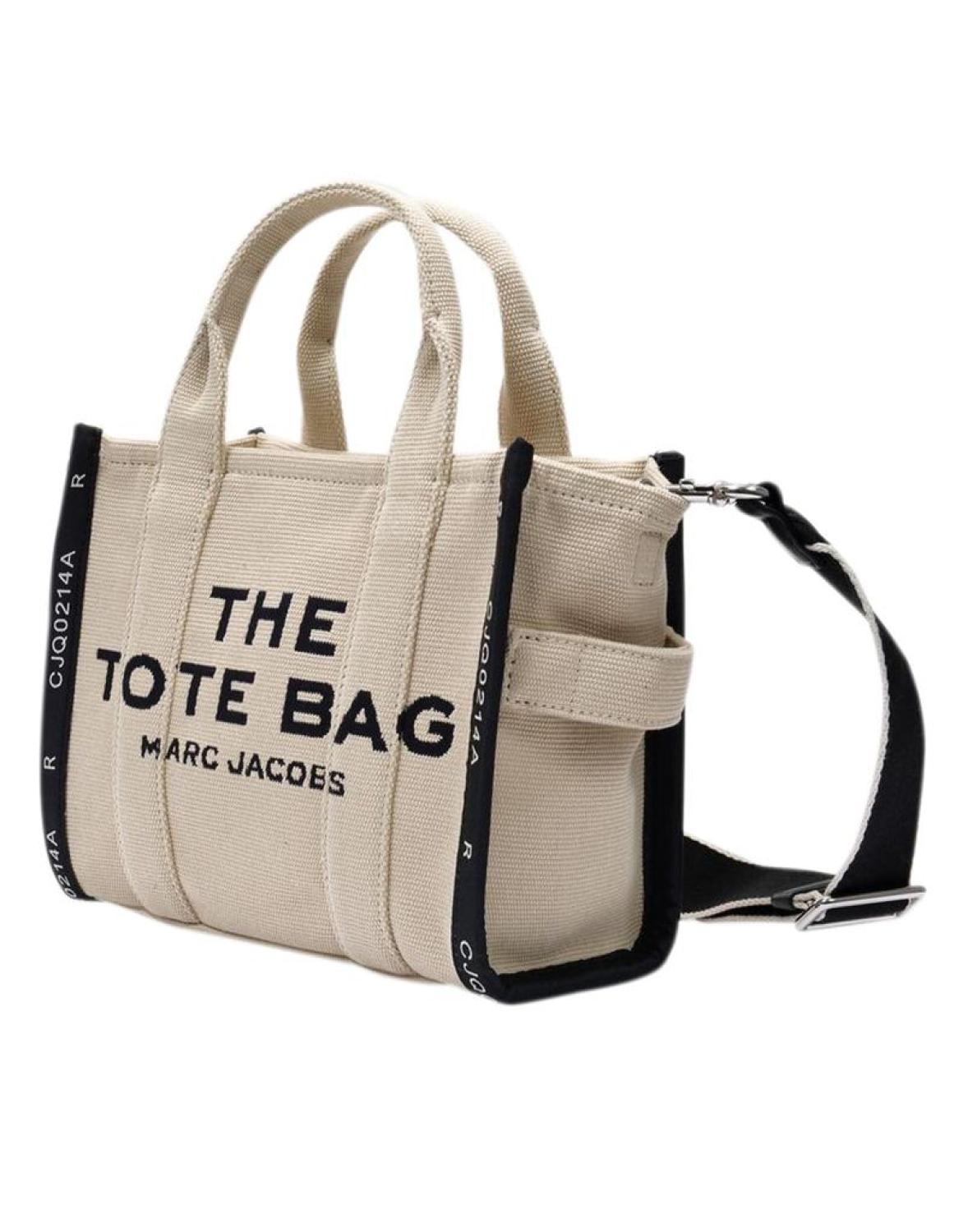 The Mini Tote Bag Jacquard - Marc Jacobs - Warm Sand - Cotton