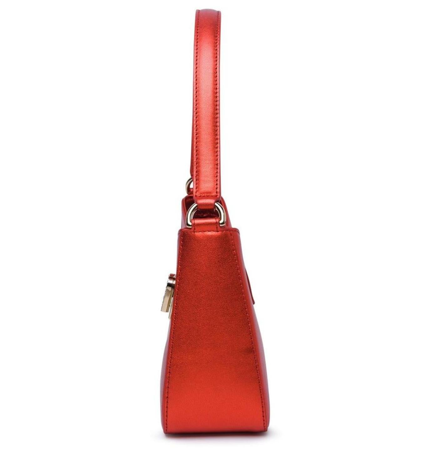 Furla Embellished Logo Engraved Tote Bag