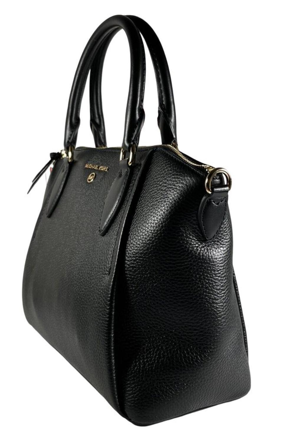 Michael Kors Sienna Satchel Peled Leather Bag