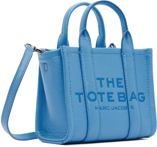 Blue 'The Leather Mini' Tote