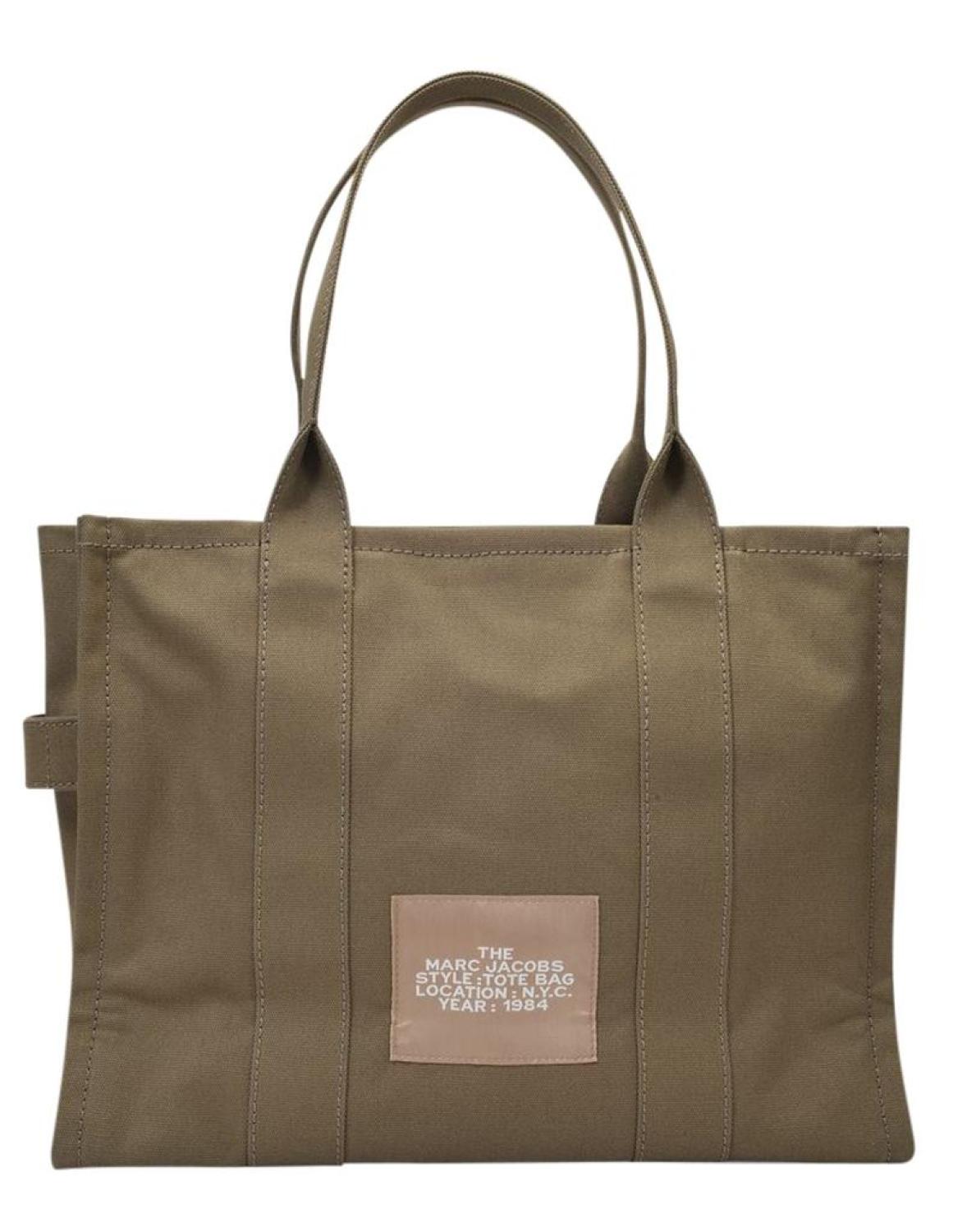 The Large Tote Bag - Marc Jacobs - Slate Green - Cotton