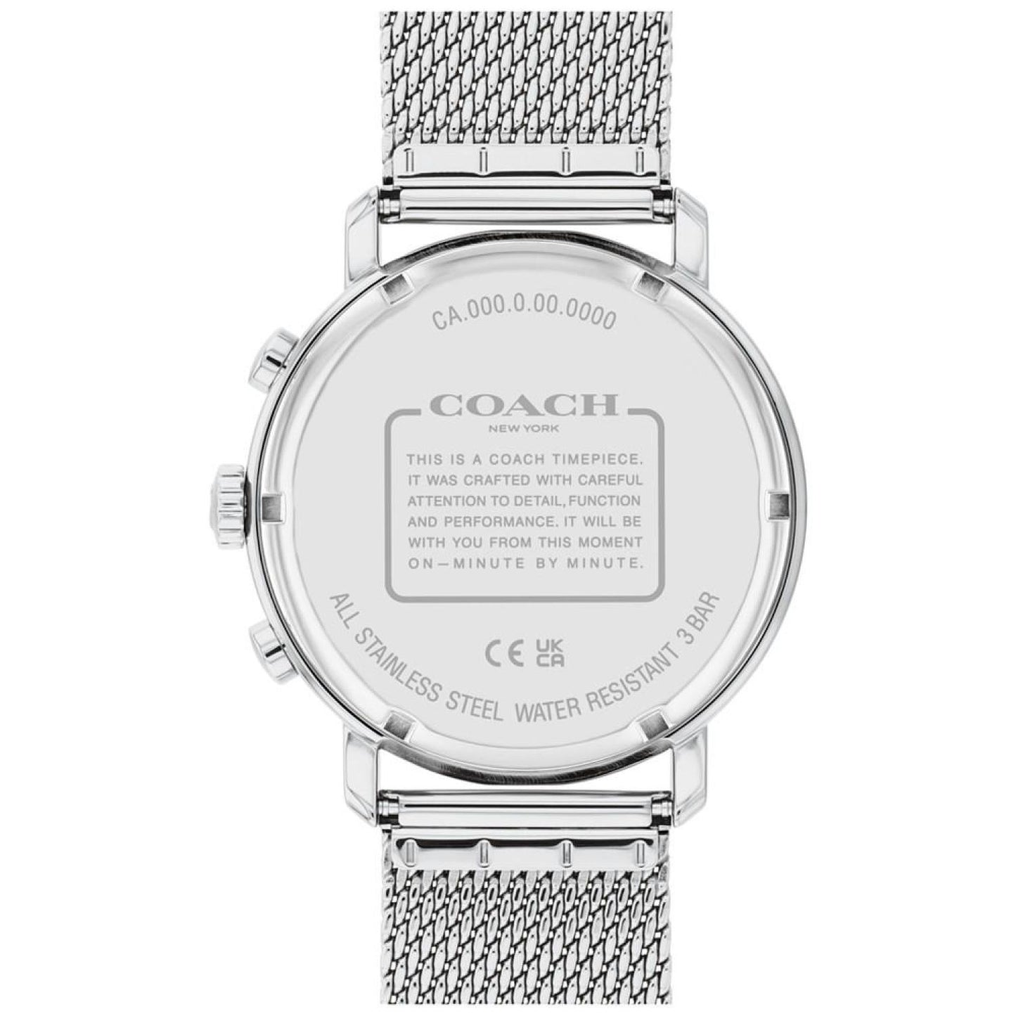 Men's Harrison Stainless Steel Mesh Bracelet Watch