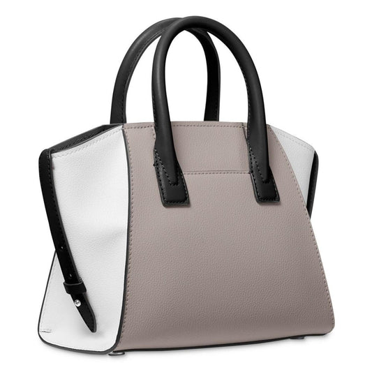 Avril Small Top Zip Leather Satchel