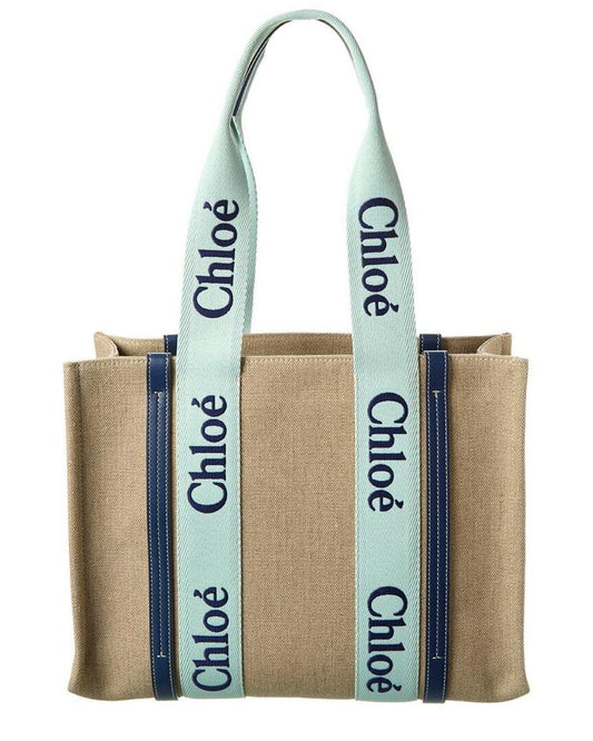 Chloé Woody Medium Canvas Tote