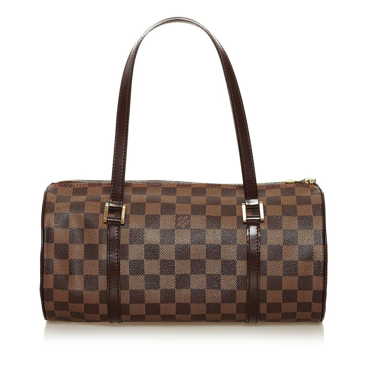 Louis Vuitton Damier Ebene Papillon Canvas Handbag (Pre-Owned)