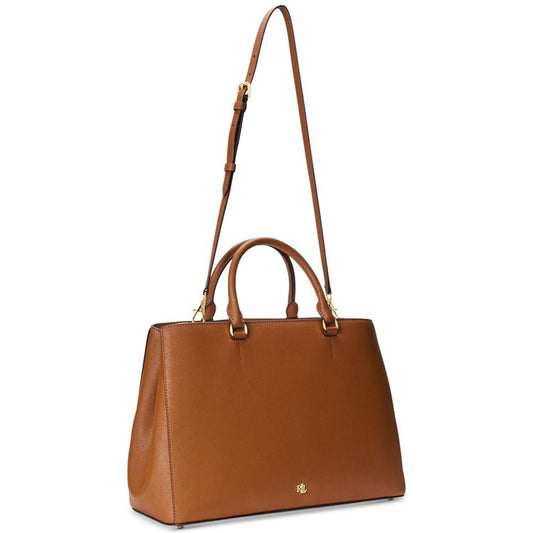 Crosshatch Leather Large Hanna Satchel