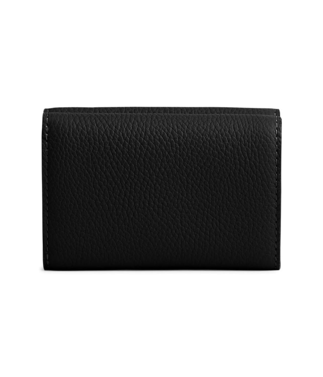 Polished Pebble Leather Essential Mini Trifold Wallet