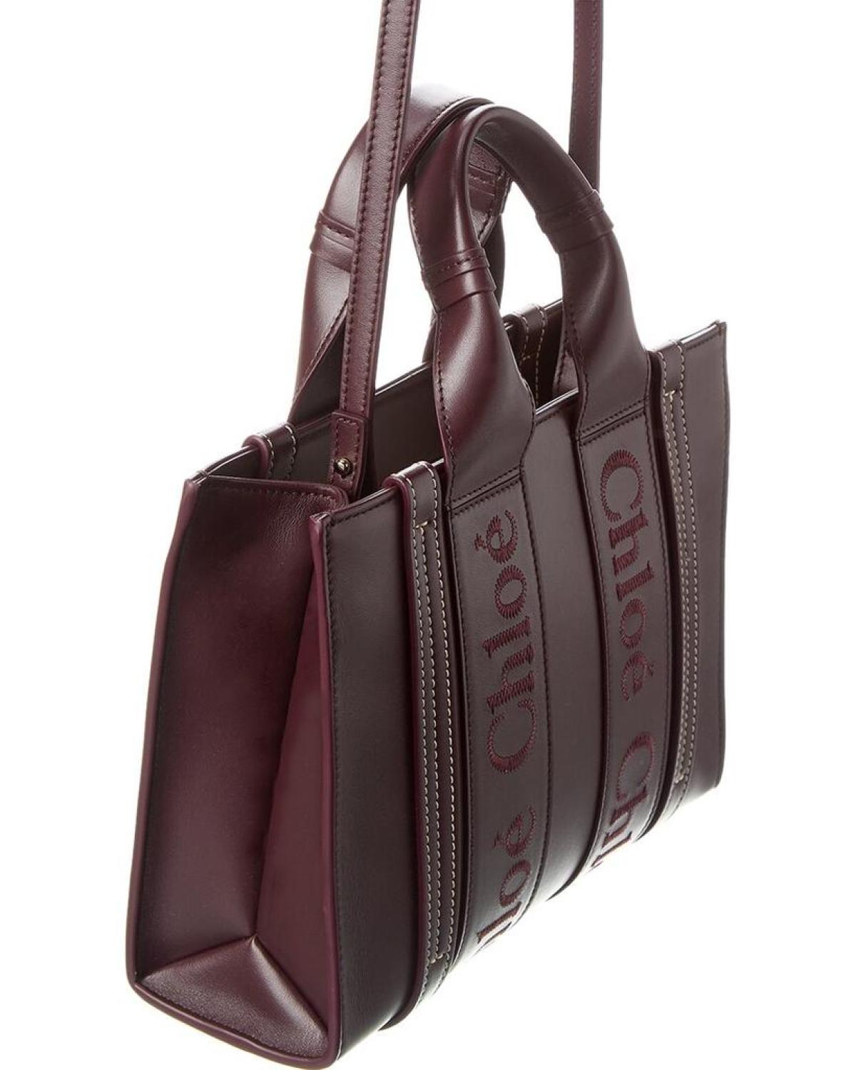 Chloé Woody Small Leather Tote