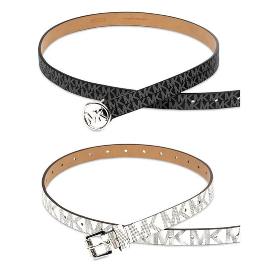 2 Pack Square & Circle Logo Belts