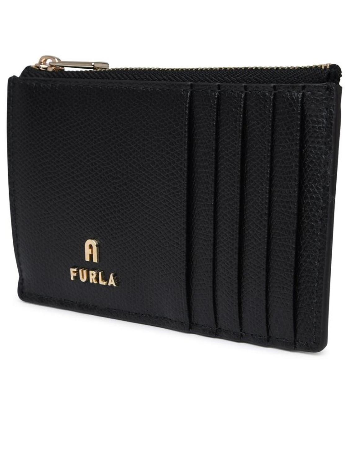 Furla Logo Plaque Zipped Cardholder