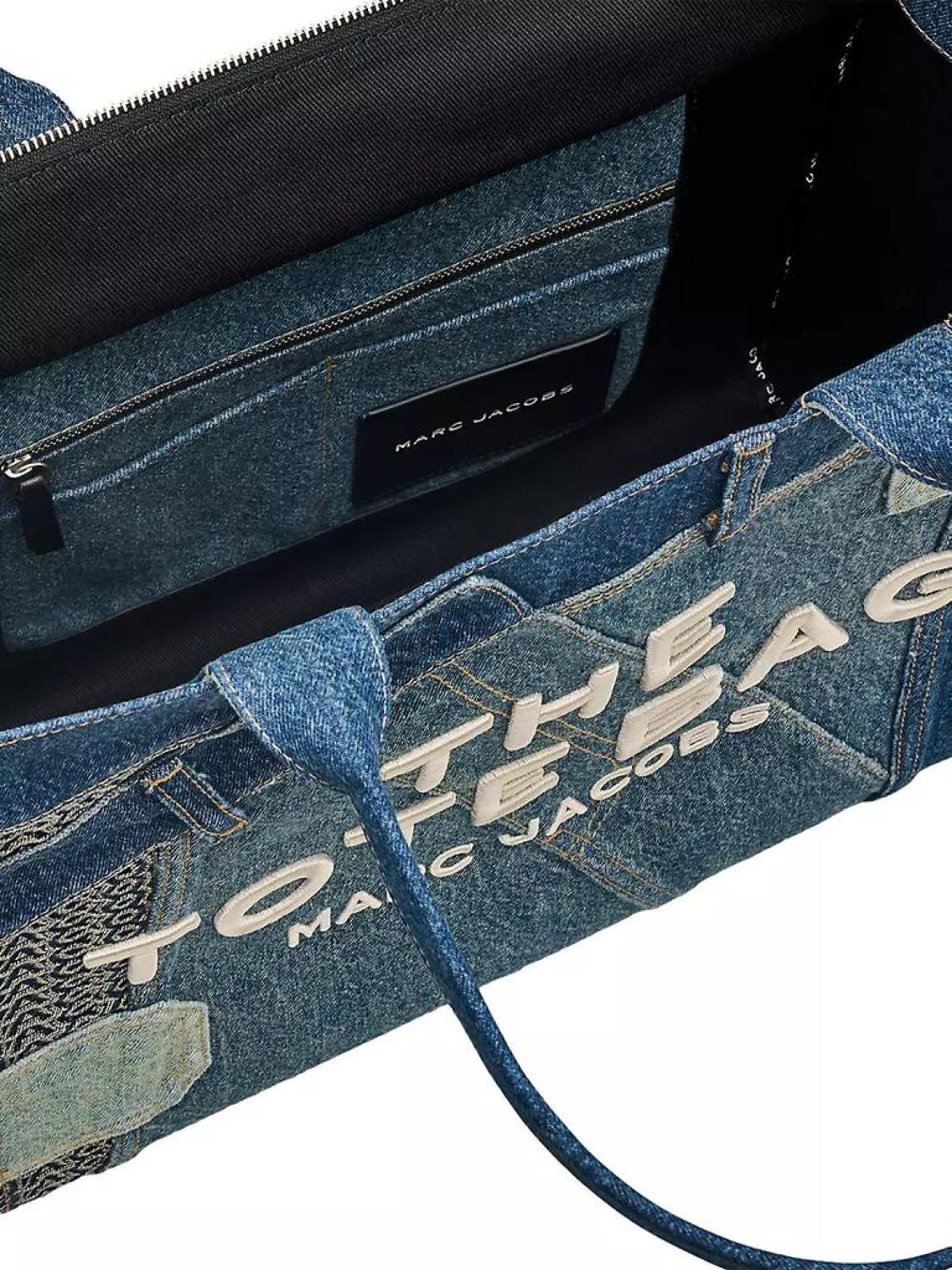 The Deconstructed Denim Large Tote Bag