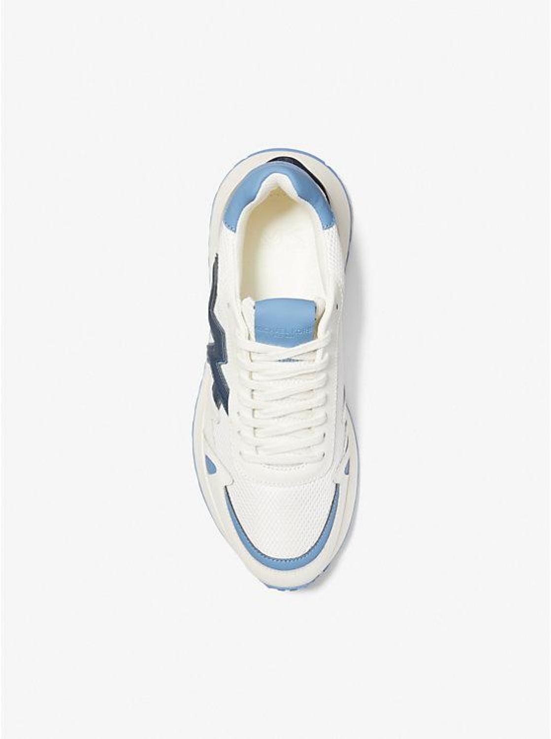 Miles Leather and Mesh Trainer