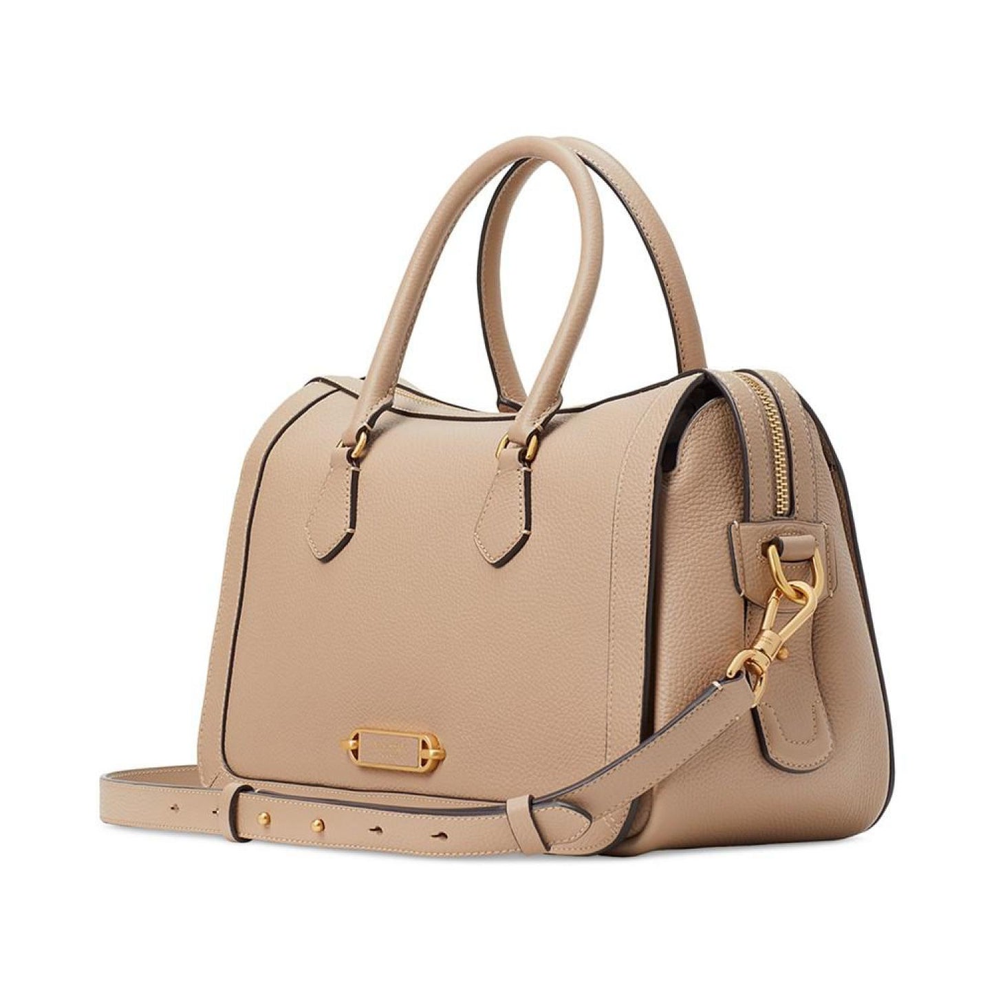 Gramercy Pebbled Leather Small Satchel