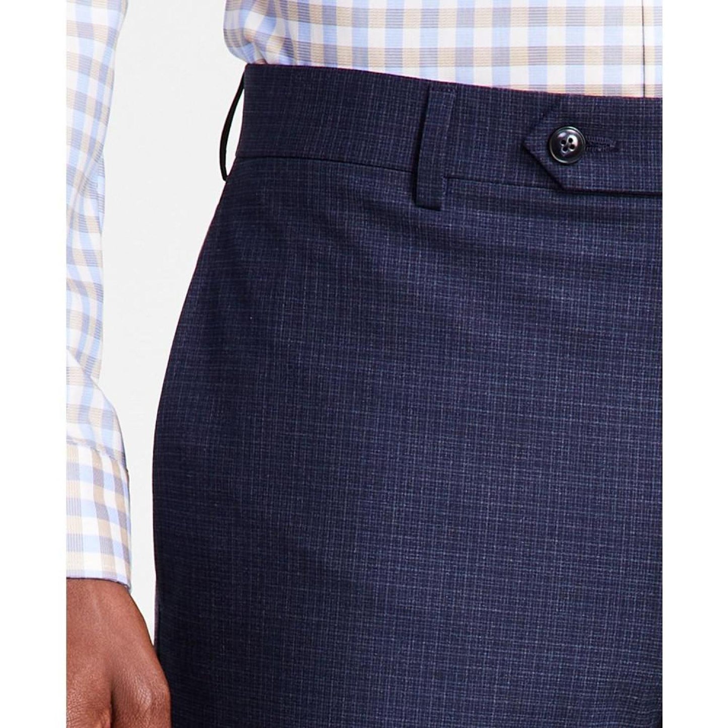 Men's Classic Fit Flat Front Creased Pants