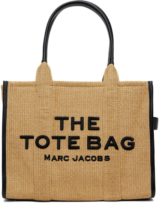 Beige 'The Woven Large' Tote