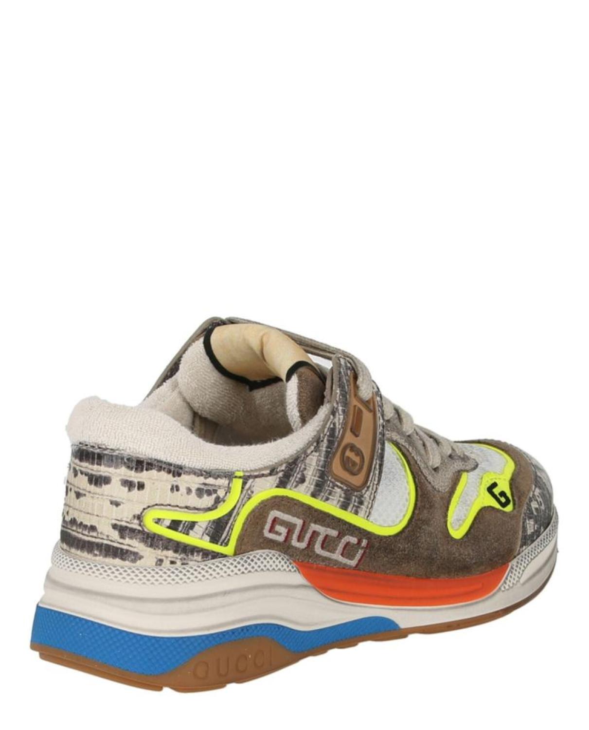 Gucci Ultrapace Leather & Suede Sneaker