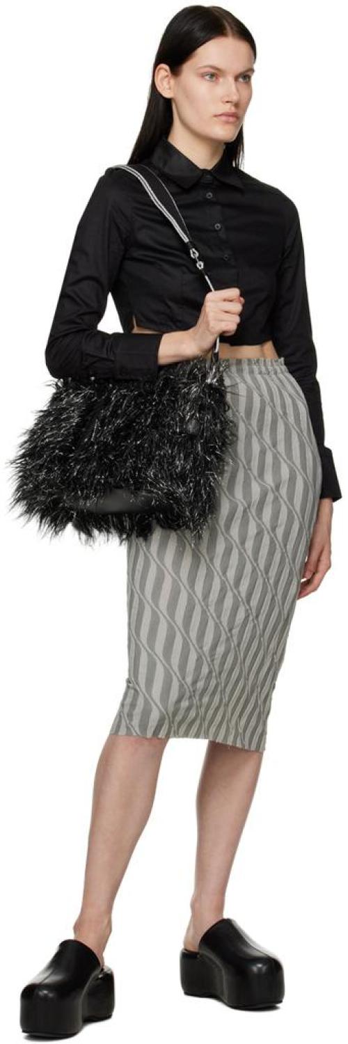 Black & Silver 'The Creature Small' Tote