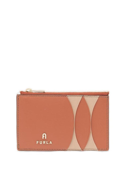 Furla Logo Plaque Color-Block Cardholder