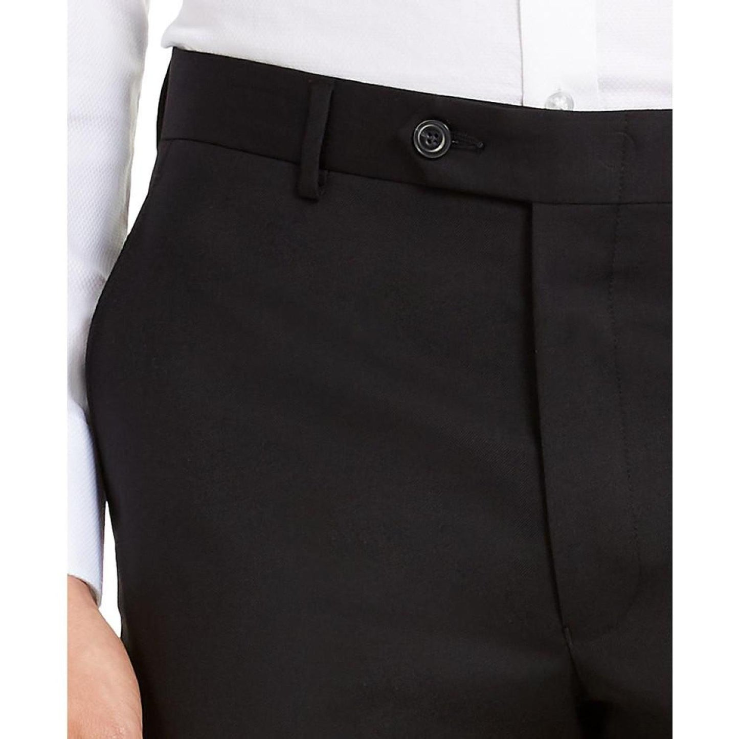 Men's Modern-Fit Airsoft Stretch Suit Pants