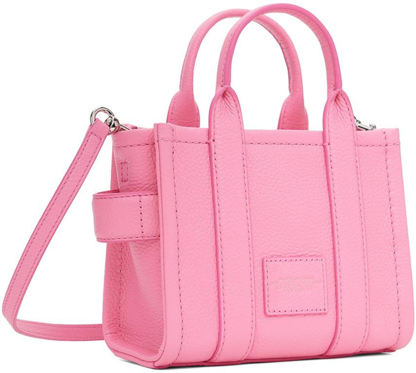Pink 'The Leather Mini Tote Bag' Tote