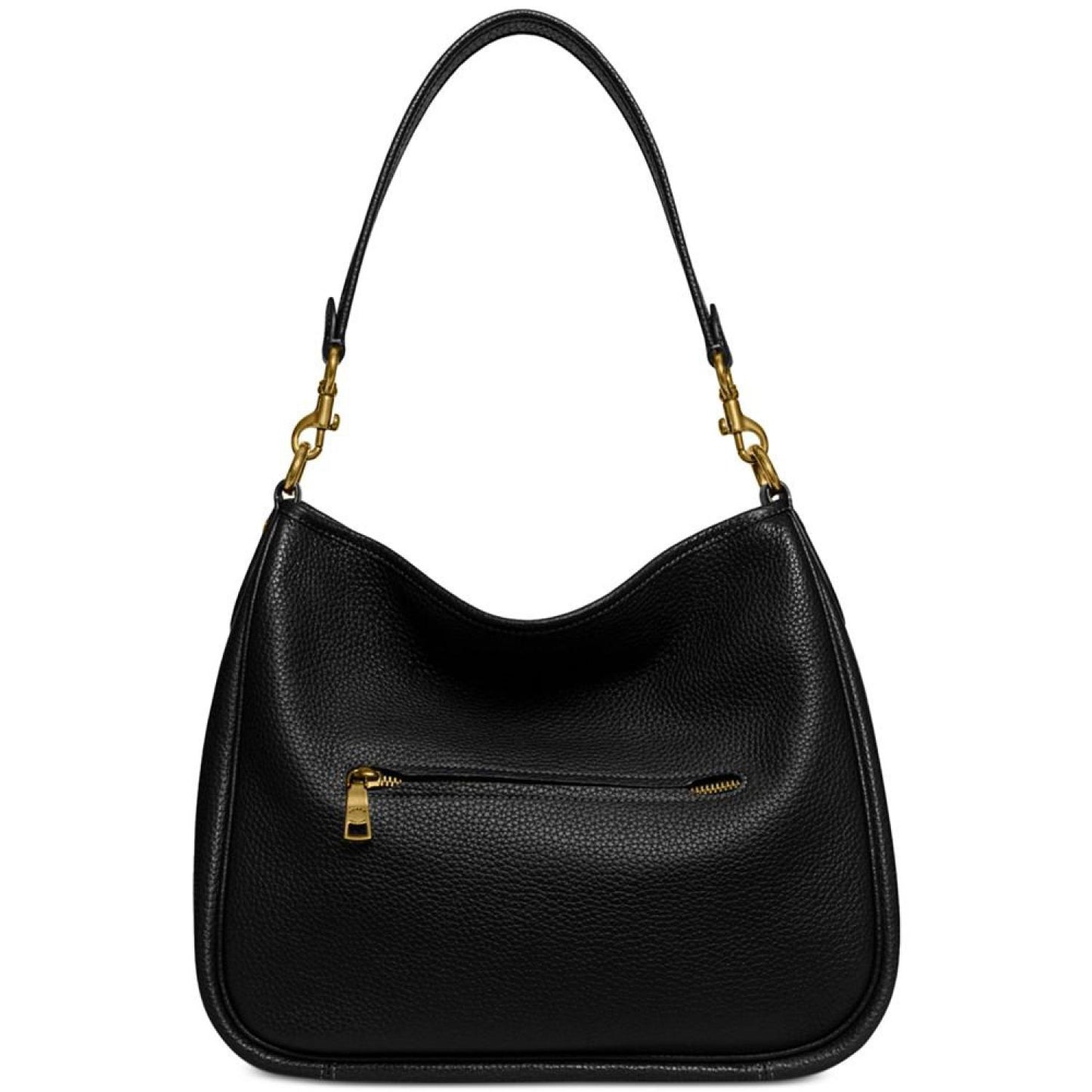 Soft Pebble Leather Cary Shoulder Bag with Convertible Straps