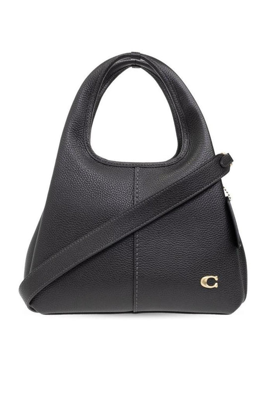 Coach Logo Plaque Top Handle Bag