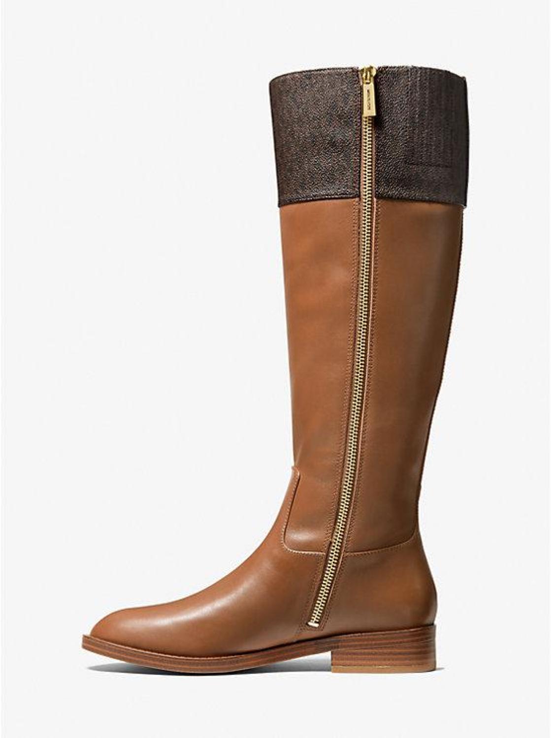 Parker Logo and Leather Boot