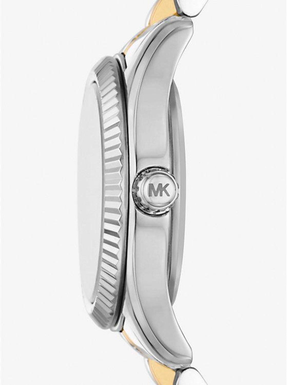 Petite Lexington Pavé Two-Tone Watch