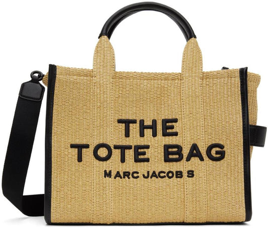 Beige 'The Woven Medium' Tote