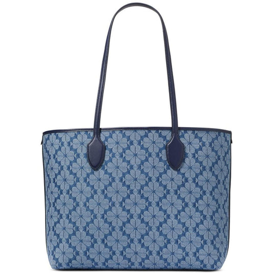 Spade Flower Jacquard Denim Bleecker Medium Tote