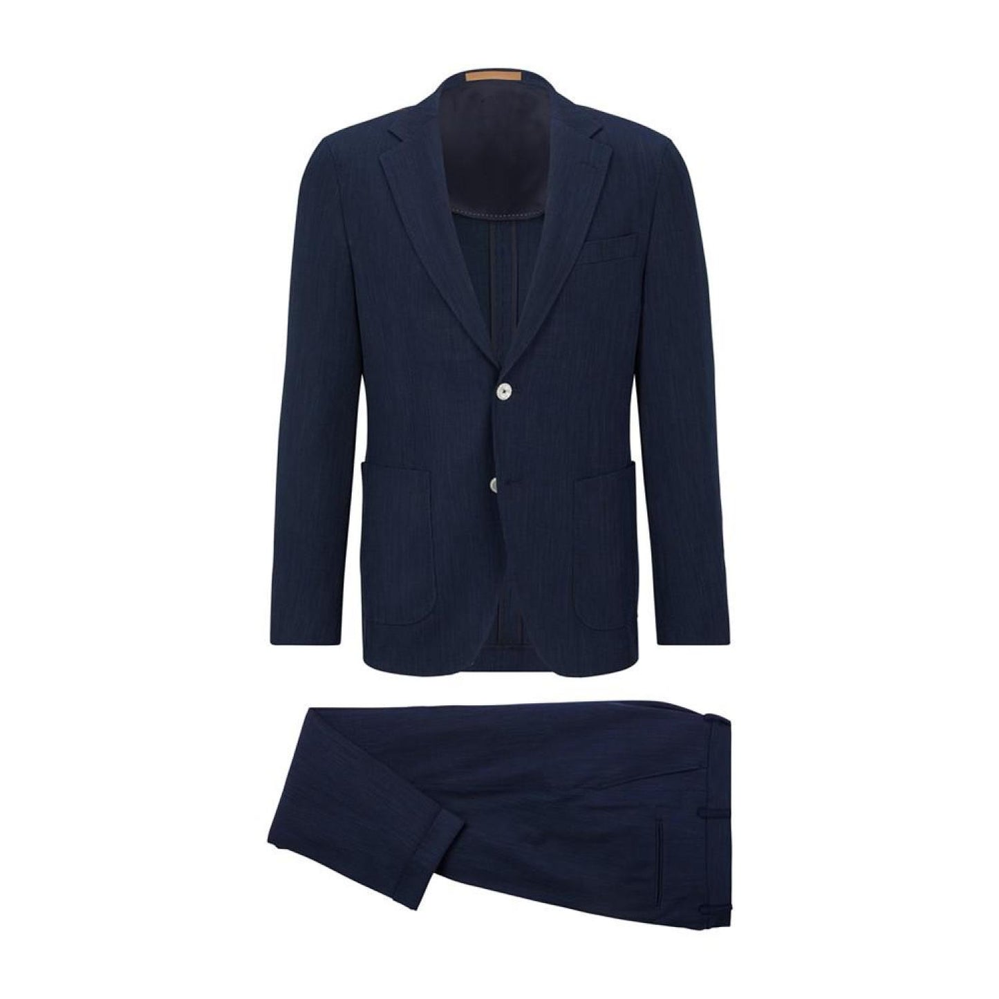 Men's Patterned Stretch Two-Piece Slim-Fit Suit