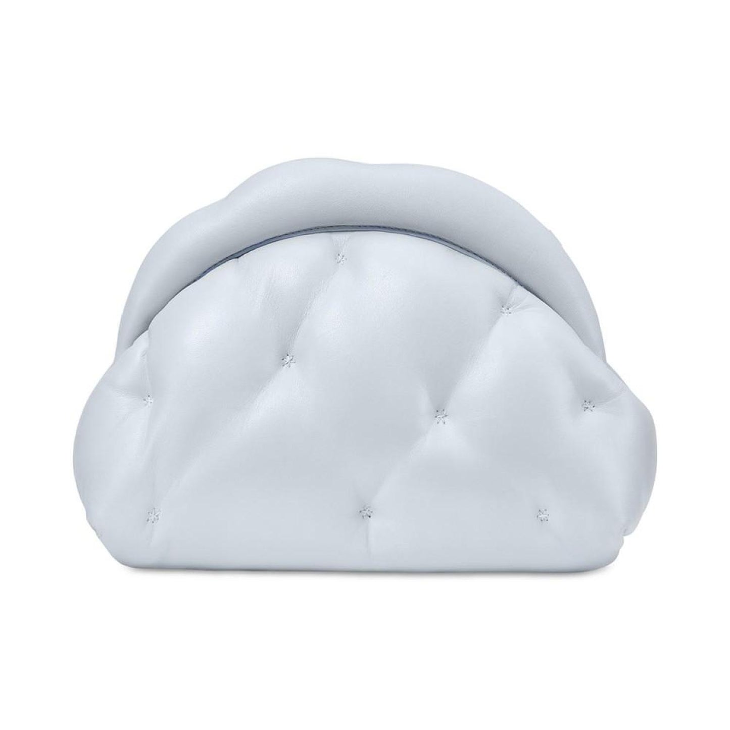 Shade Pearlized Smooth Leather Cloud Clutch