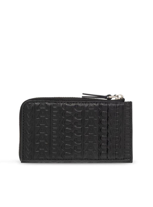 Marc Jacobs The Monogram Debossed J Marc Top Zip Multi Wallet