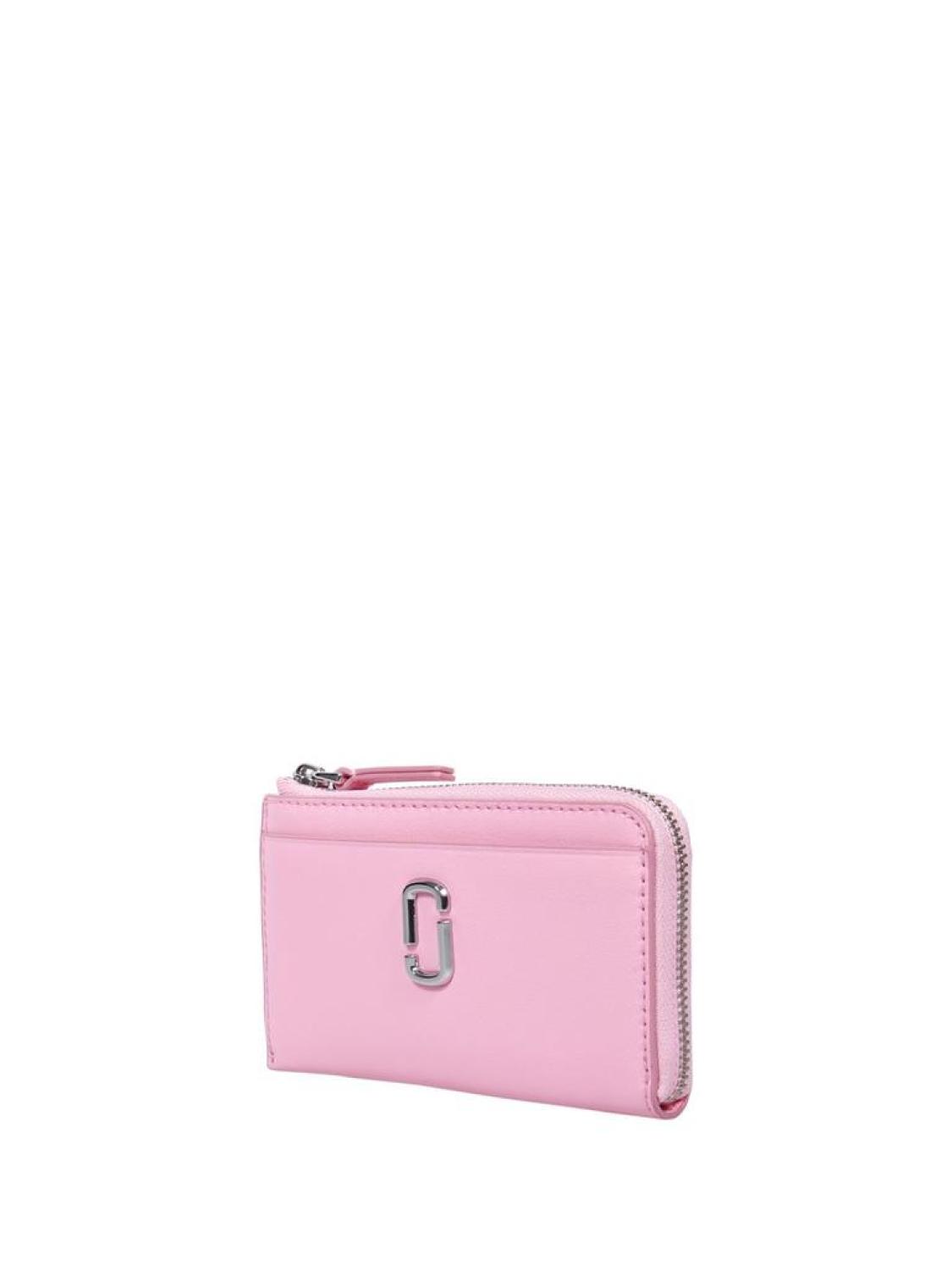 Marc Jacobs Logo Plaque Zip-Up Wallet